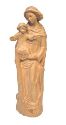 Madonna met kind 19 cm -HOUTSNIJWERK-