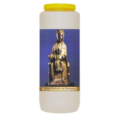 Noveenkaars ZWARTE MADONNA VAN MONTSERRAT Noveenkaars ZWARTE MADONNA VAN MONTSERRAT