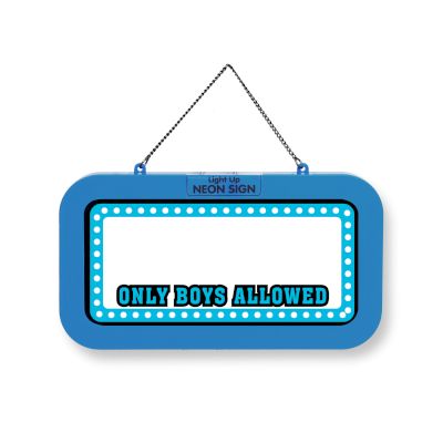 Neon Sign BLANK ONLY BOYS