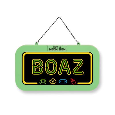 Neon Sign BOAZ