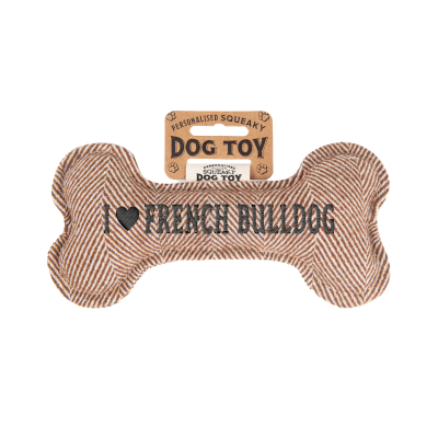 Hondenspeelgoed I_♥_MY_FRENCH_BULLDOG Hondenspeelgoed I_♥_MY_FRENCH_BULLDOG