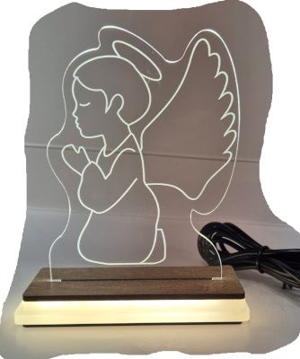 Beeld Engel 17 cm -LED-
