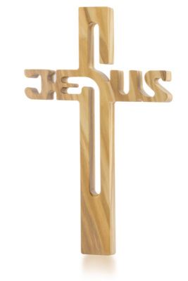 Kruis 20 cm - OLIJFHOUT-