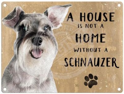 SCHNAUTZER metal sign 30 cm x 40 cm