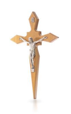 Kruis 12 cm OLIJFHOUT