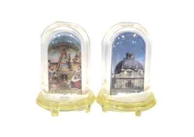 Schudbol met sneeuw  Olv Scherpenheuvel / Basiliek 7 cm