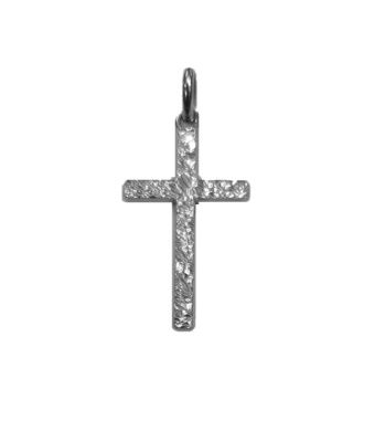 Kruisje zilver 30 mm