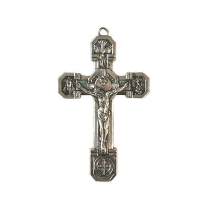 Kruis van vergeving - metaal - 11,2 x 7,1 cm