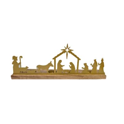 Kerstset Theelichthouder voor 4 stuks