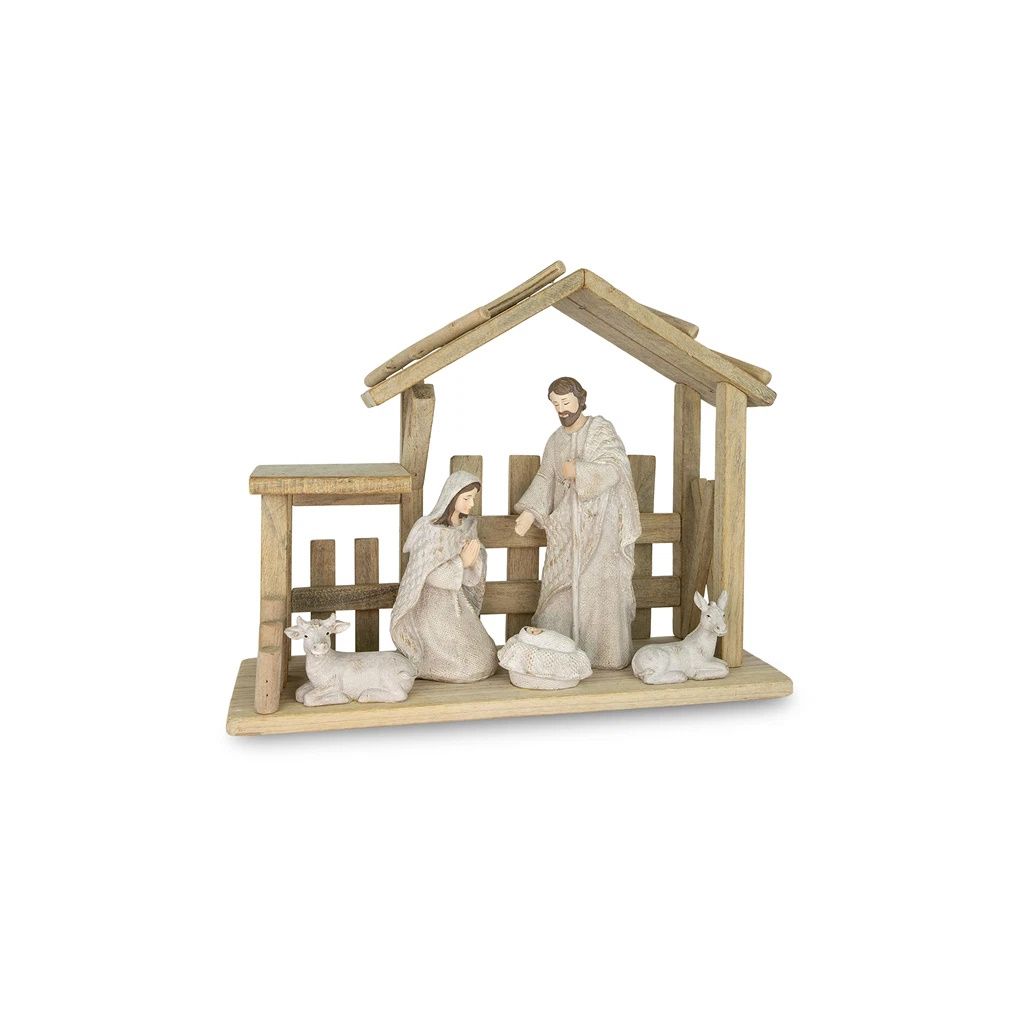 Kerstset 17 cm  KOMPLEET MET STAL