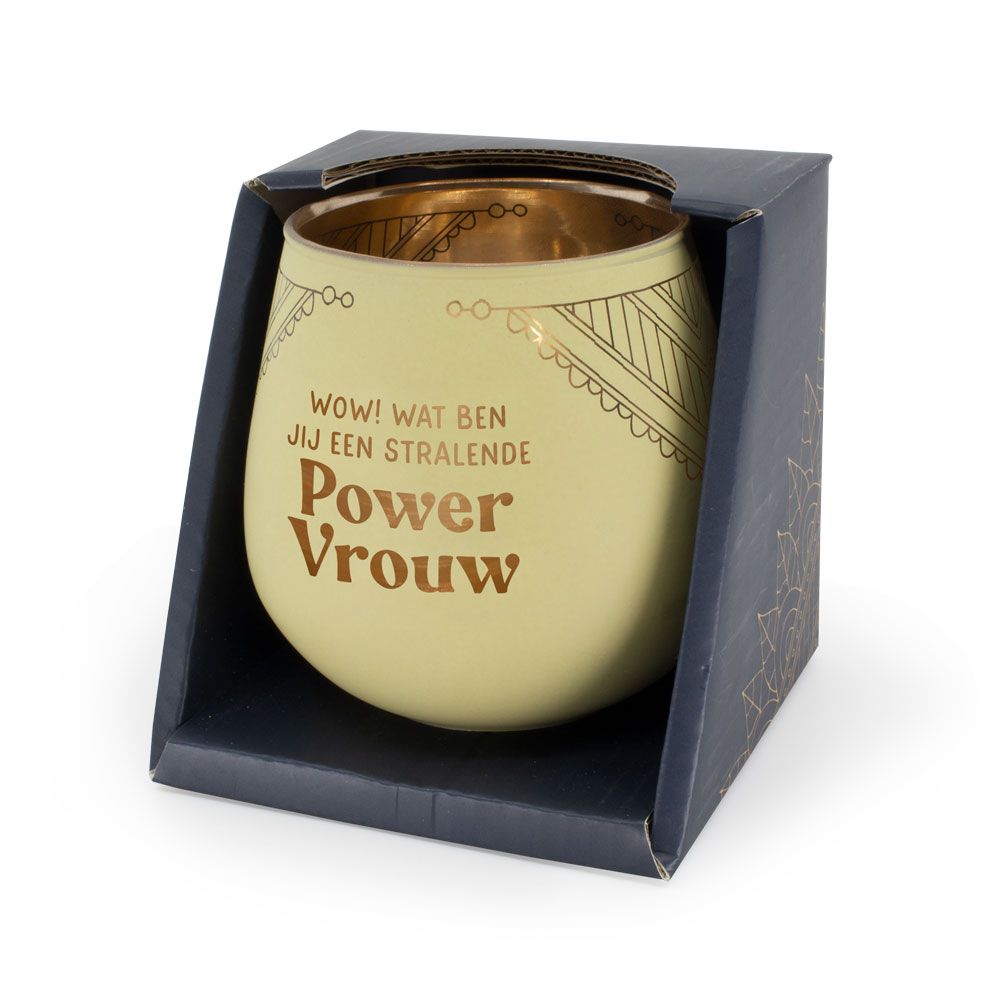 Luxe Sfeerlicht Houder - Wow, wat ben jij een stralende powervrouw