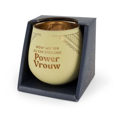 Luxe Sfeerlicht Houder - Wow, wat ben jij een stralende powervrouw