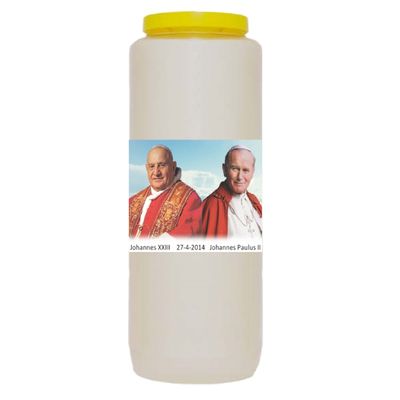 Noveenkaars Paus Johannes XXIII en Paus Johannes Paulus II