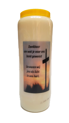 Noveenkaars DANKBAAR OM WAT JE ...........