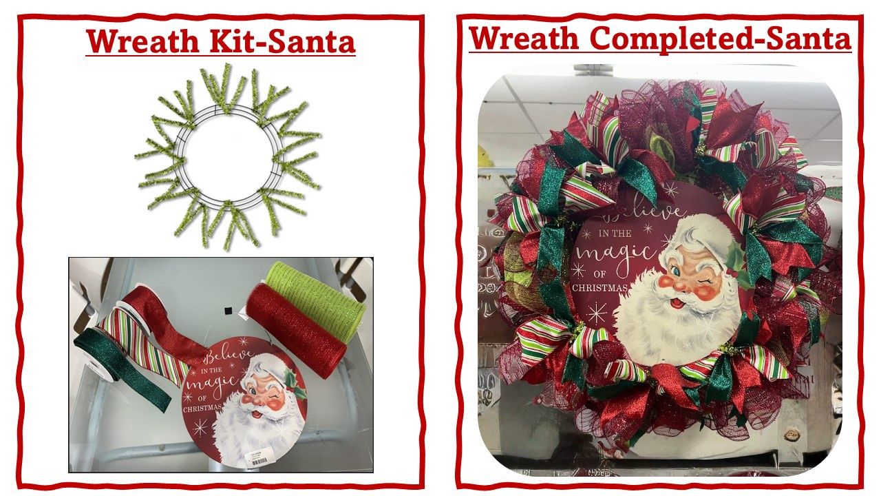 Wreath Kit- Santa Clause
