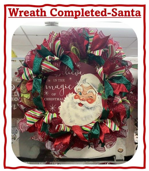 Wreath-Santa Clause