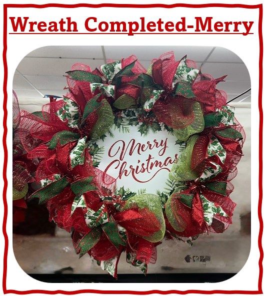 Wreath-Merry Christmas