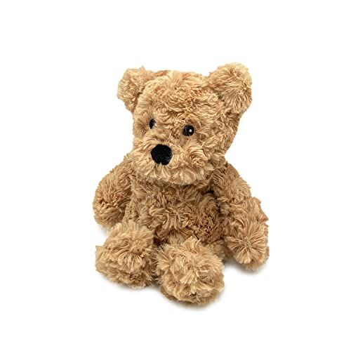 BROWN CURLY BEAR JUNIOR - Warmies Cozy Plush Heatable Lavender Scented Stuffed Animal