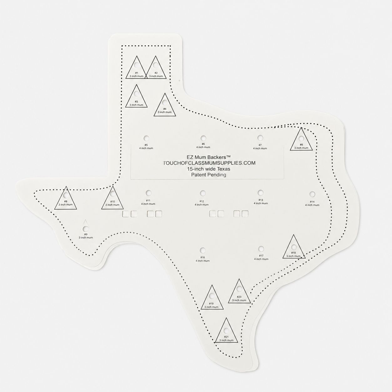 15" Texas Ez Back