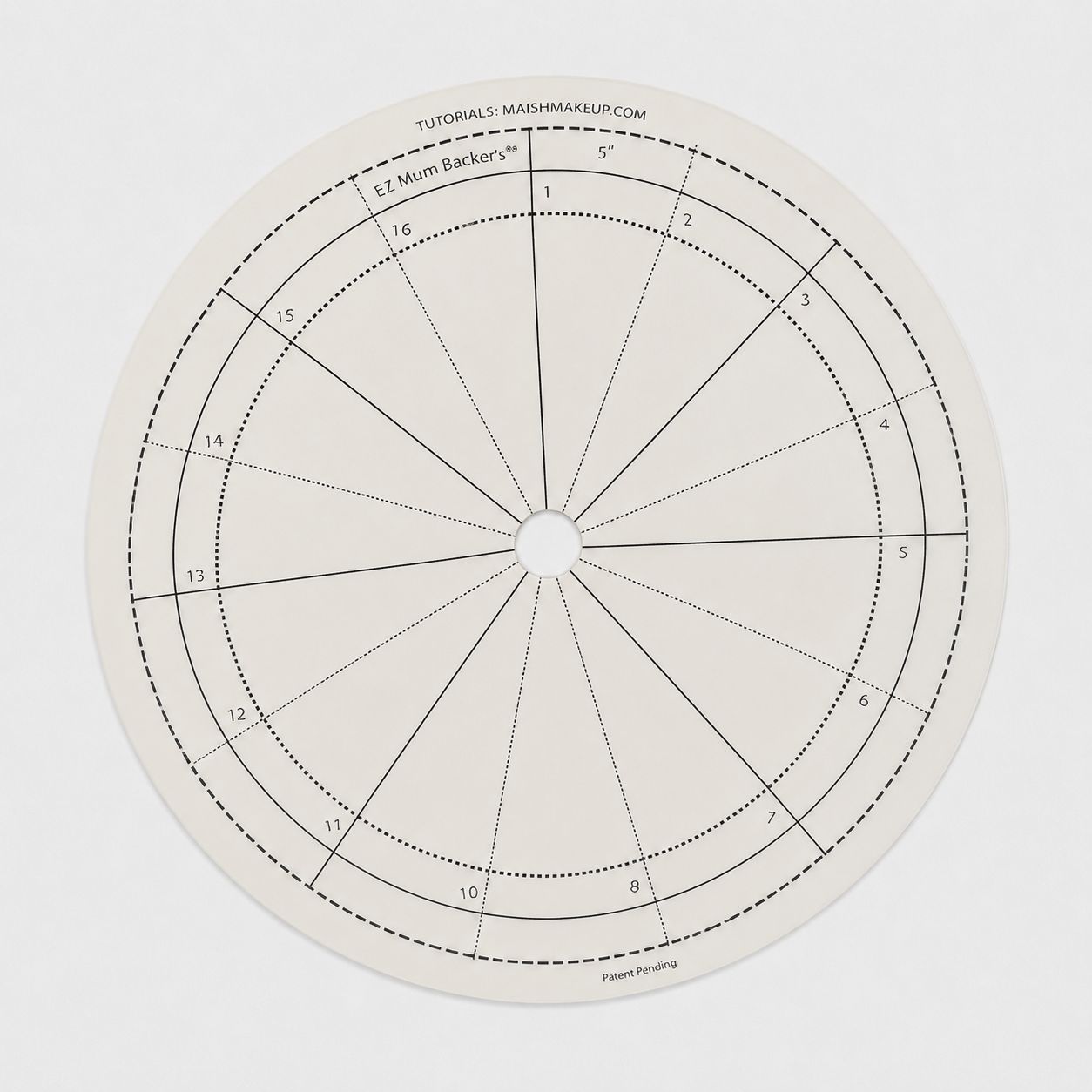 5" Circle Ez Back