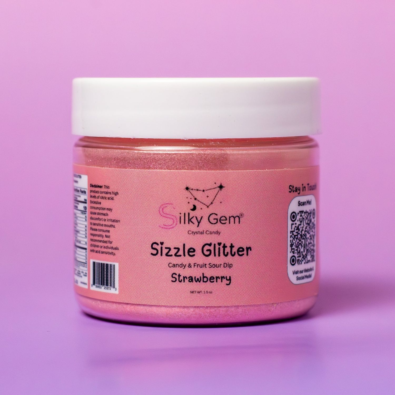 Silky Gem Viral Crystal Candy - Sour Sizzle Glitter Dip