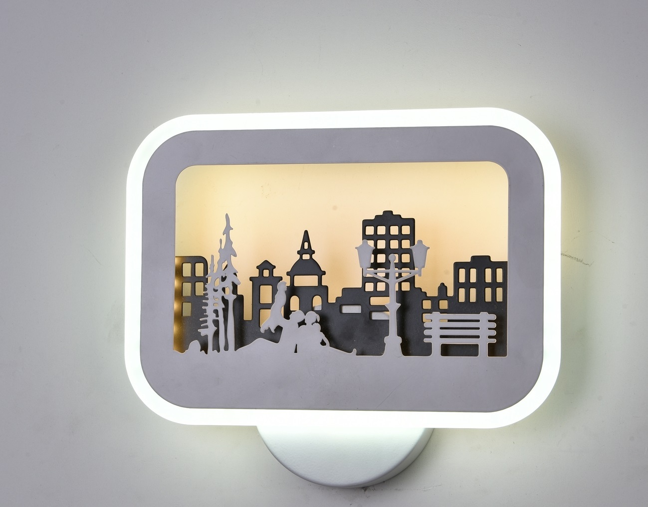 Бра Городской парк LED 6624-26W white+black