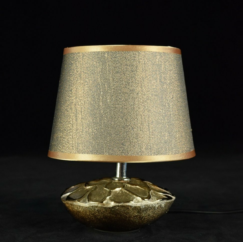 Светильник настольный К382F-5.5" Bronze+Coffee