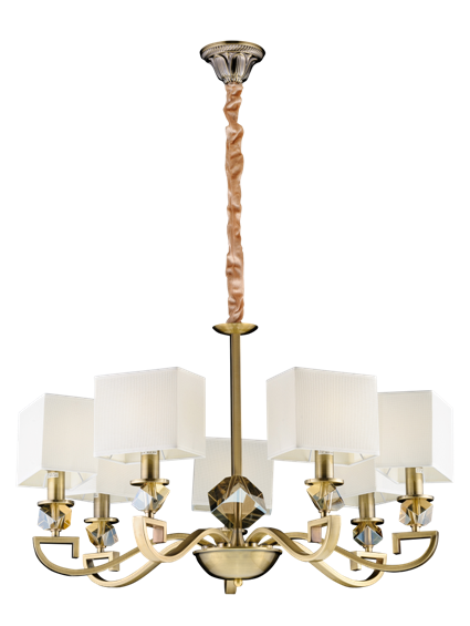Люстра неоклассика 5161/7C AB Veneto Luce 5161/7C AB Veneto Luce