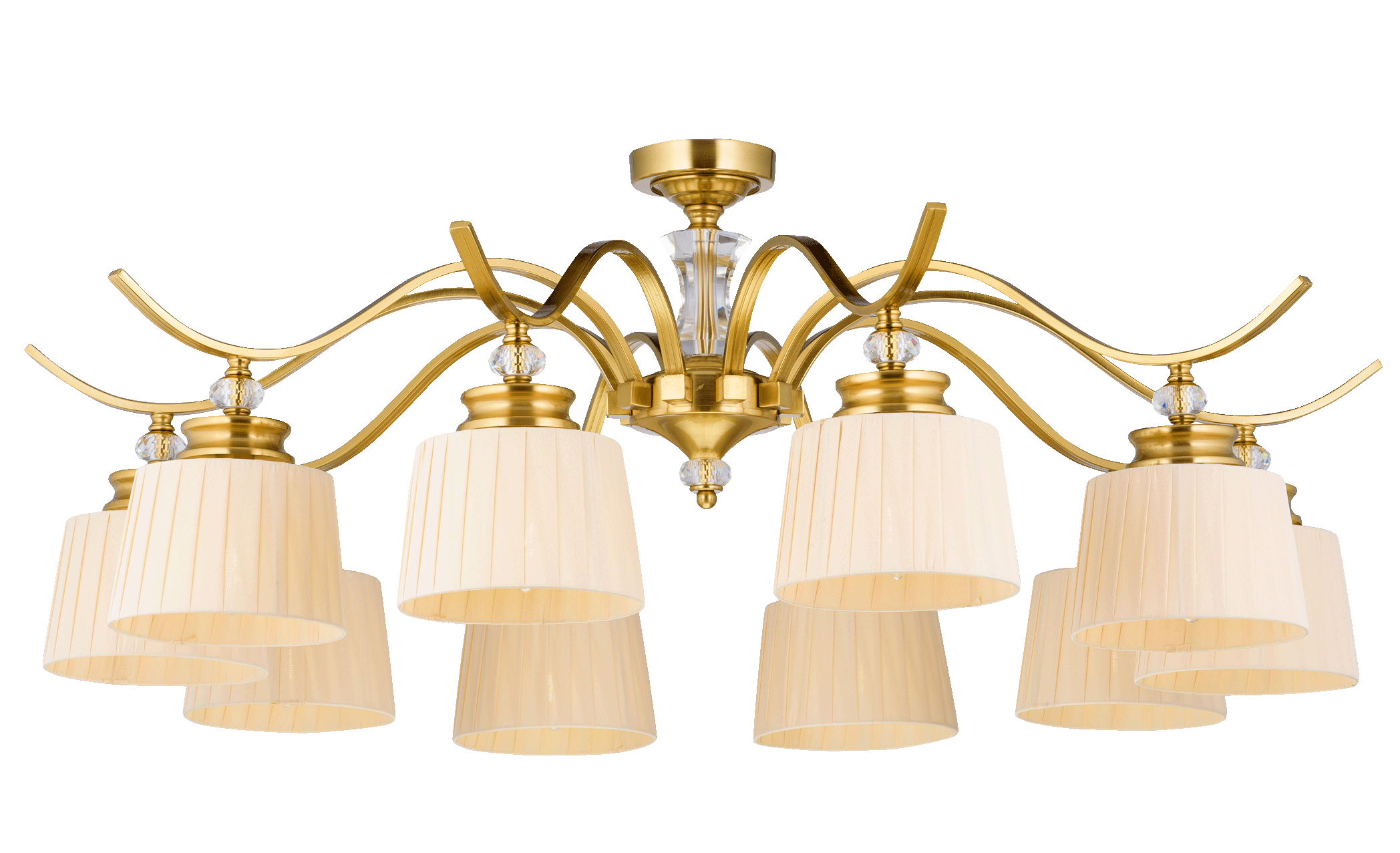 Люстра Неоклассика 8646/10X-LT BRASS 8646/10X-LT BRASS Veneto Luce