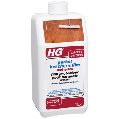 HG parket beschermfilm met glans
