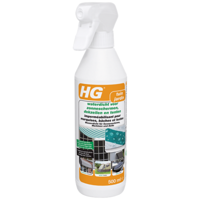 HG waterdicht voor zonneschermen, dekzeilen en tenten