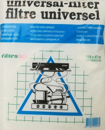 Dampkap filter universeel