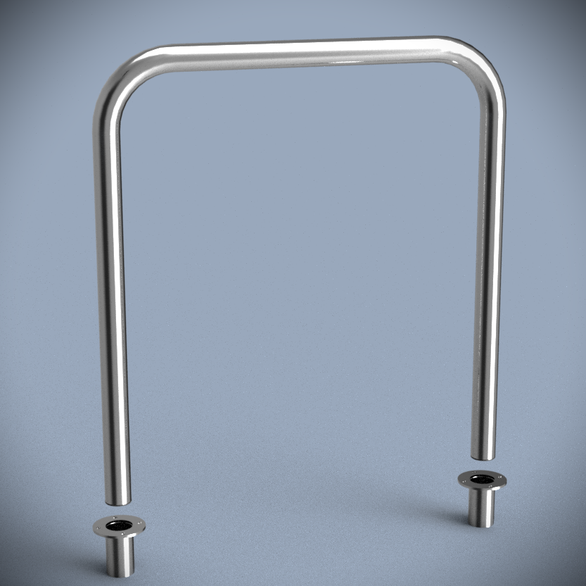 Swim Platform Staple Rail - Removable 2