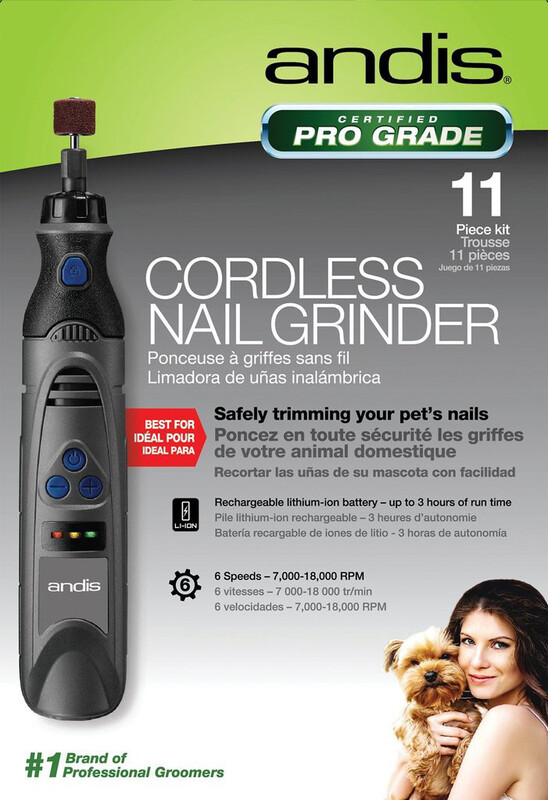 Andis Cordless Nail Grinder 6 Speed