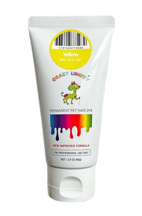 Color Hair Dye Yellow 2.8oz 