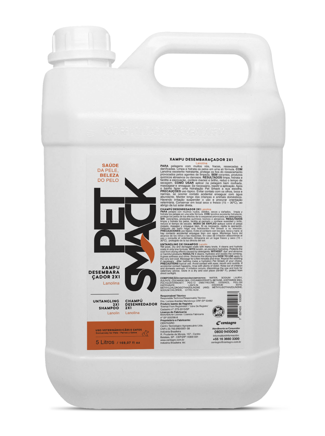 Desenredador 5L PetSmack