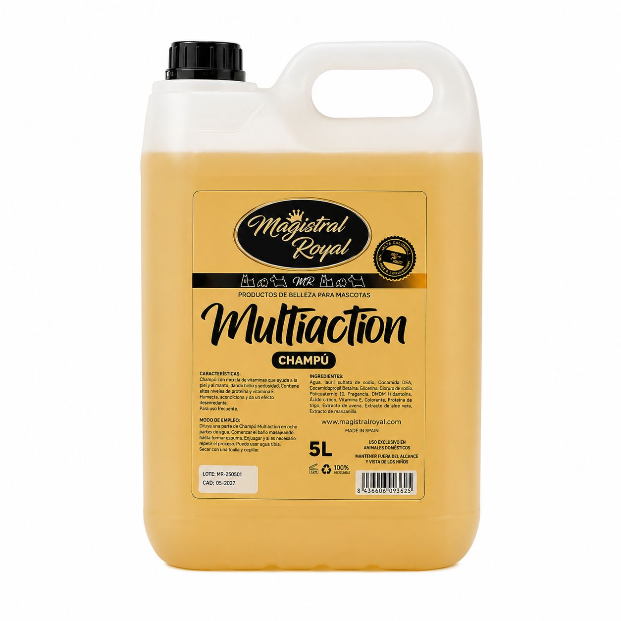 Magistral Royal Shampoo Multiaction Luxury Gold Line 5L Magistral Royal Shampoo Multiaction Luxury Gold Line 5L