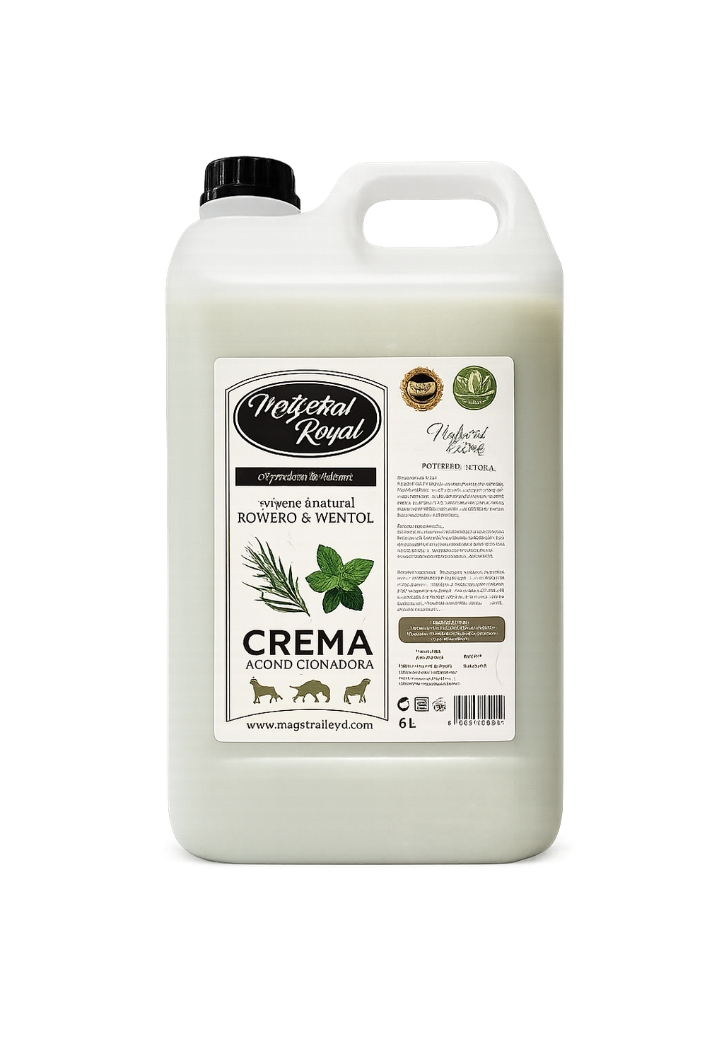 Magistral Royal Crema Acondicionadora Romero y Mentol 5L Magistral Royal Crema Acondicionadora Romero y Mentol 5L