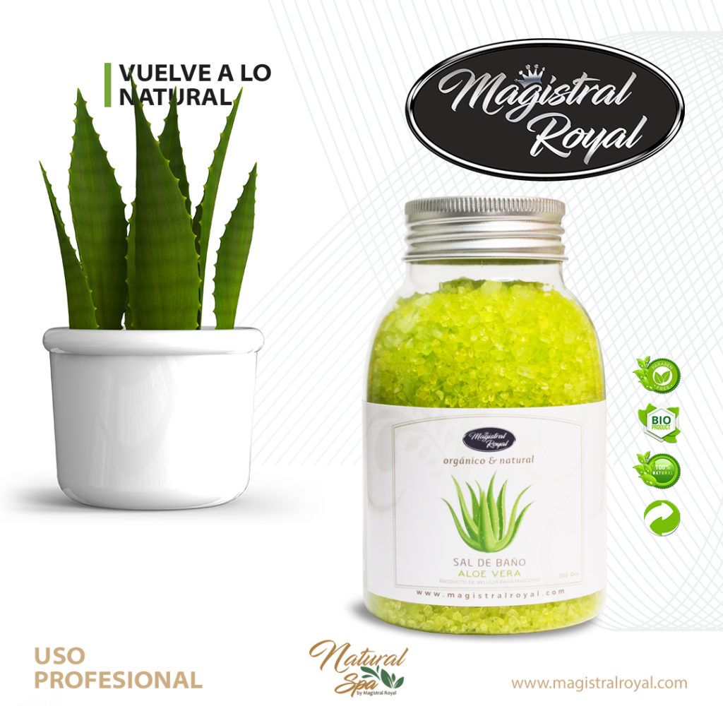 Magistral Royal Sales de Baño de Aloe Vera 300GRS Magistral Royal Sales de Baño de Aloe Vera 300GRS