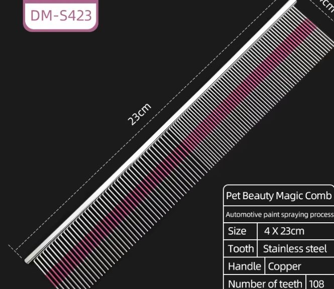 Magic Comb Pet Grooming Pink Line (Rebel Edge) Magic Comb Pet Grooming Pink Line (Rebel Edge)