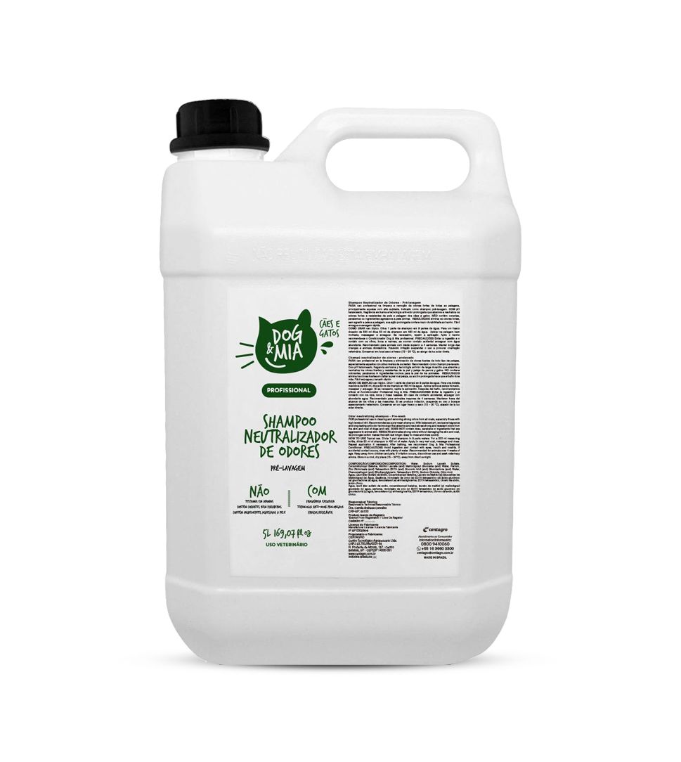 Shampoo Neutralizador de Olores 5L