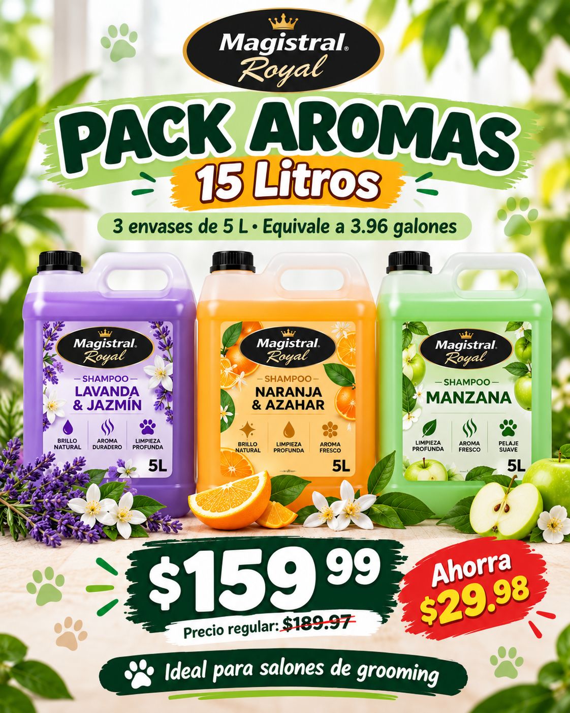 Magistral Royal Pack Aromas 15L Magistral Royal Pack Aromas 15L