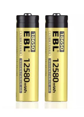 配件 18650「保护版」锂电池 12580mWh 3.7V（2 枚套装）Quantum Rejuvenation® LLLT 红光镇痛治疗仪 电池