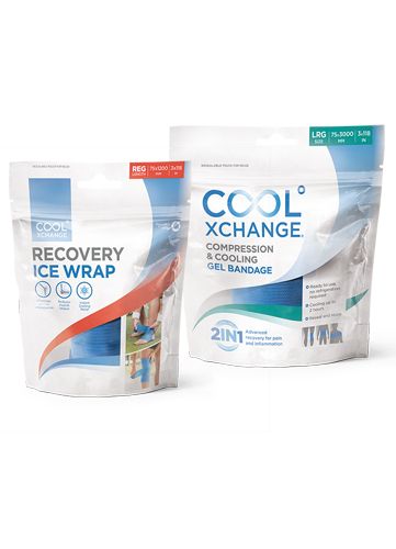 澳洲 CoolXchange® 冷敷加压二合一弹性绷带｜自黏凝胶R.I.C.E.急救带