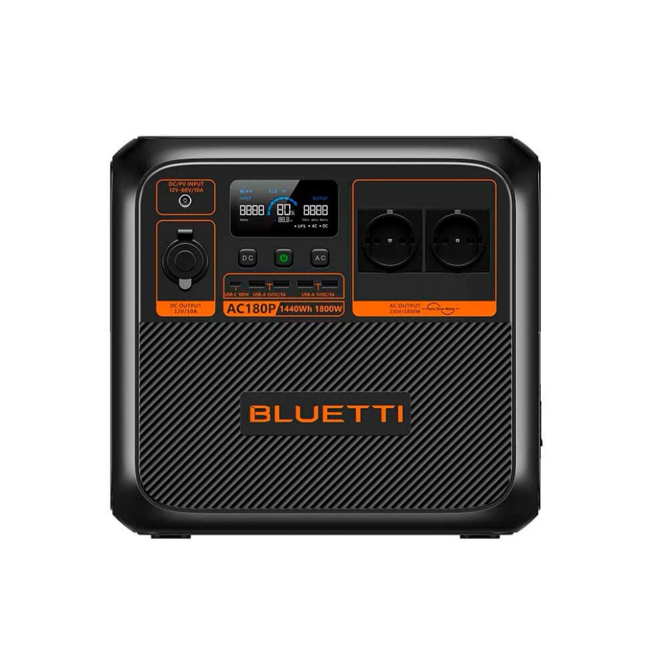 Станція Bluetti AC180P, 1800 Вт, 1440 Вт·год