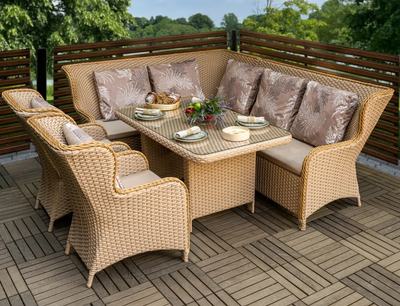Комплект садових меблів з ротанга Грегорі Омега 2