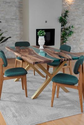 Стіл Verezna у комплекті з 4 стільцями