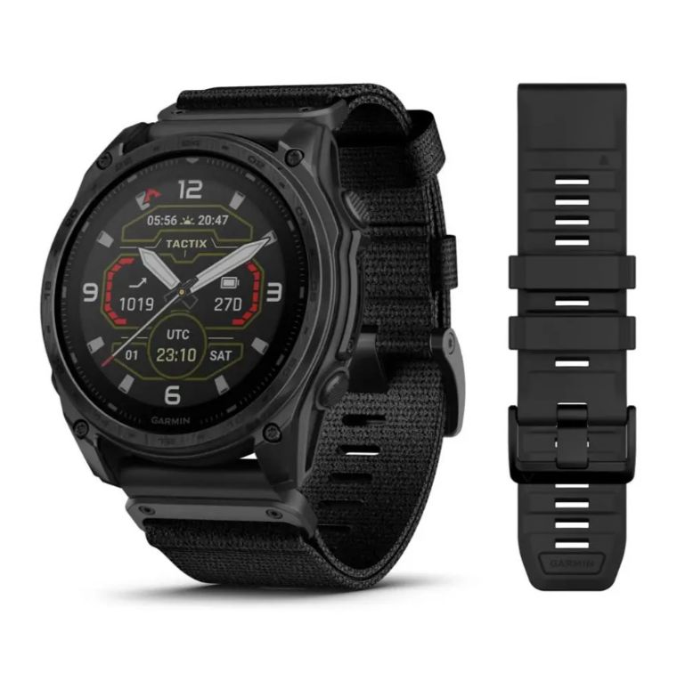 Годинник Garmin Tactix 8 Solar Elite 51 мм (з Applied Ballistics Elite Solver)
