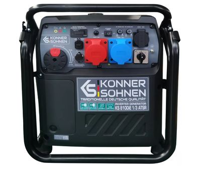 Бензиновий інверторний генератор Konner&amp;Sohnen KS 8100iE 1/3 ATSR (8 кВт)
