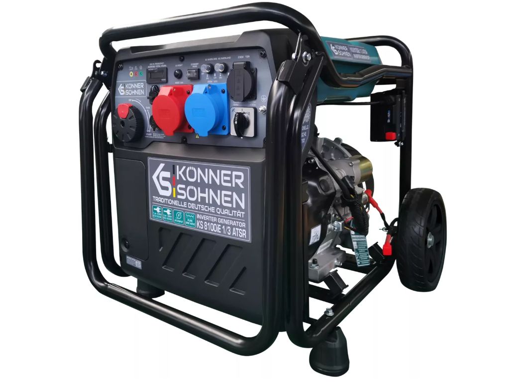 Бензиновий інверторний генератор Konner&amp;Sohnen KS 8100iE 1/3 ATSR (8 кВт)